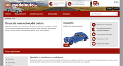 Desktop Screenshot of modelauto.be