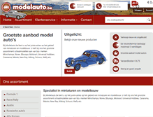 Tablet Screenshot of modelauto.be